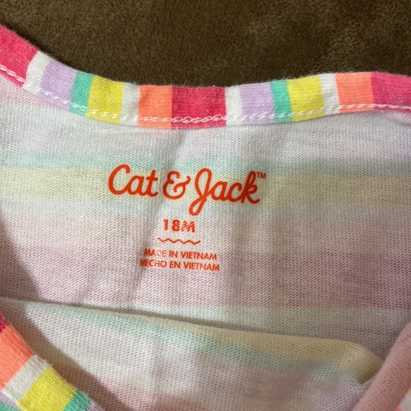 Cat & Jack striped dress 18m - Picture 4 of 4